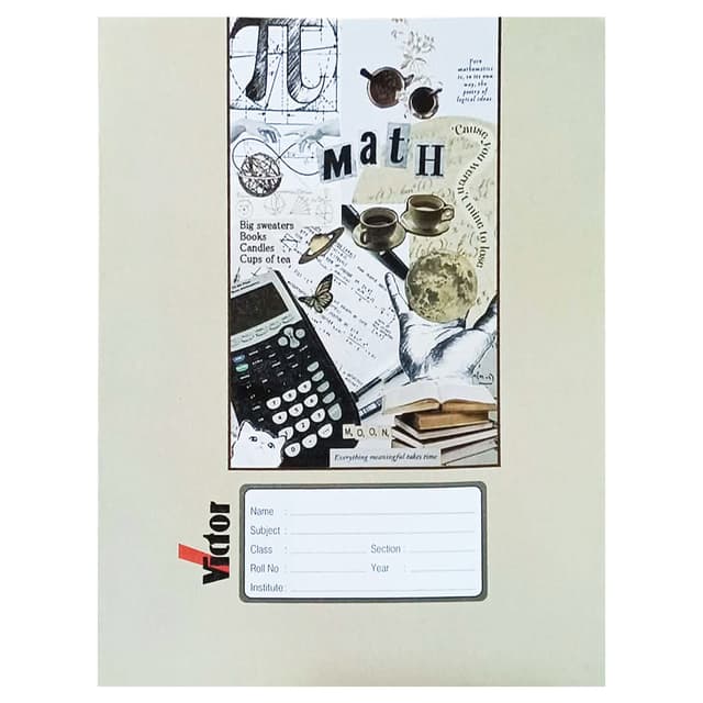 Math Khata 120 Page (Victor) | 