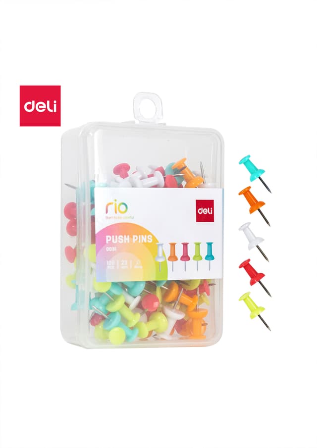 Deli Push Pins Box - 0031 | 