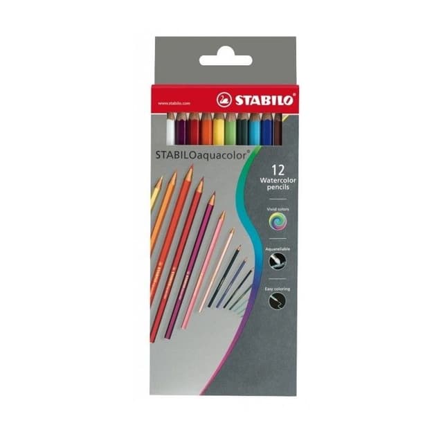 Stabilo Aqua Water  Color  12 Color | 
