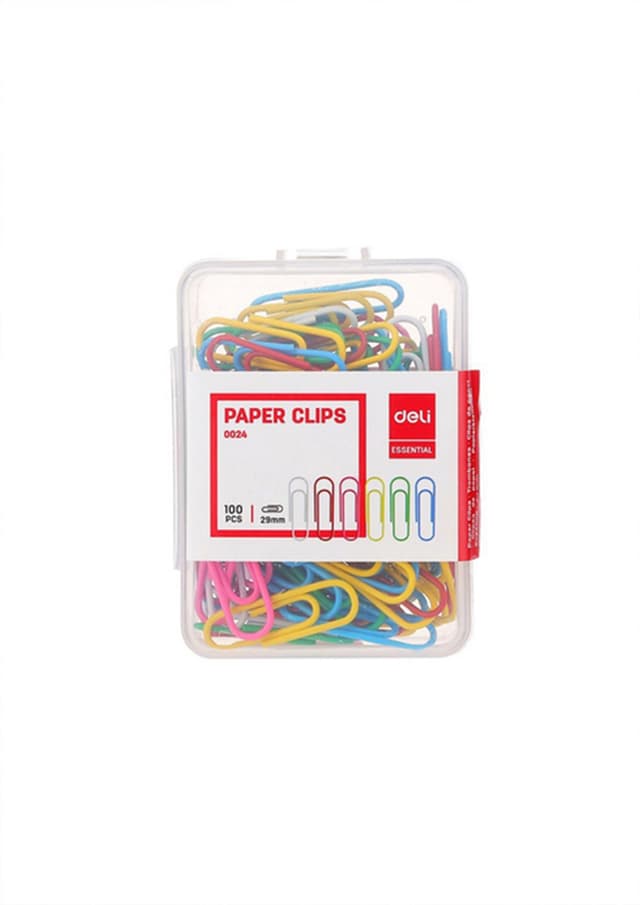 Deli Colour Paper Clips 0024 | 