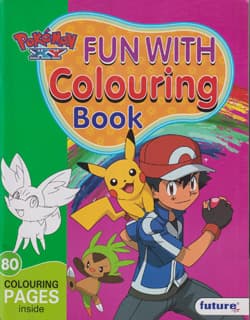 Fun With Colouring Book Pokemon (80 Colouring Pages Inside) (পেপারব্যাক) | Fun With Colouring Book Pokemon (80 Colouring Pages Inside) (Paperback)