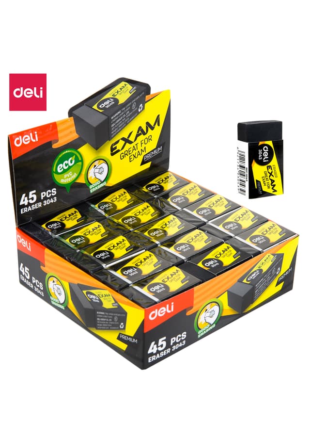 Deli Exam Eraser (3043) - 1 Pc | 