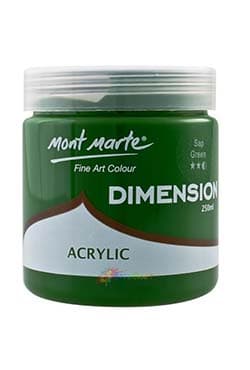 PMDA2529 M. M. Dimension Acrylic 250ml Sap Green | 