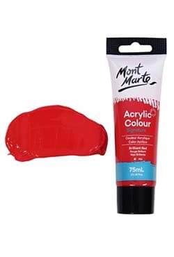 Mont Marte Acrylic Colour 75 ml Briliant Red (MSCH7510) | 