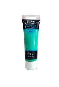 MSCH7521 M.M.Studio Acrylic Paint 75ml Emerald Green | 