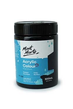 MSCH3032 Acrylic Colour Lamp Black 300ml | 