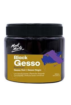 MPA0040 MM Black Gesso Tub 500ml | 