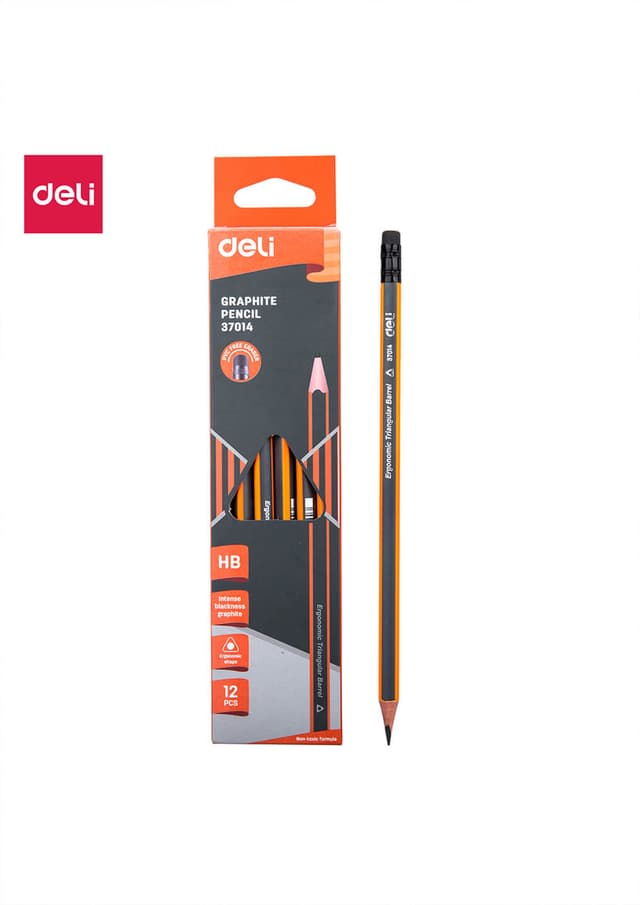 Deli Graphite Pencil HB - 1 Pc (37014) | 