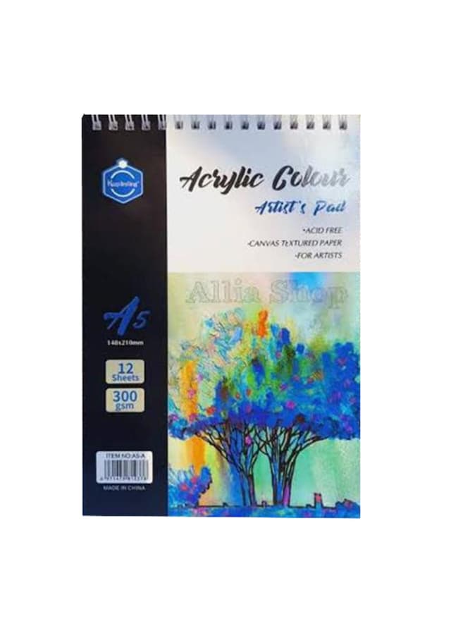 KeepSmiling Acrylic Colour Artists Pad A5 | 