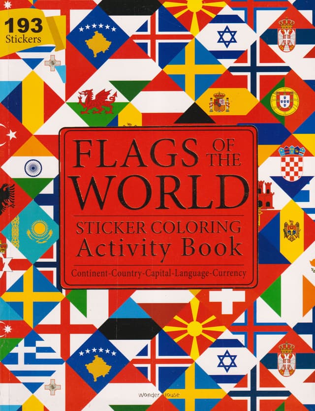 Flags of the World - Sticker Coloring Activity Book (পেপারব্যাক) | Flags of the World - Sticker Coloring Activity Book (undefined)