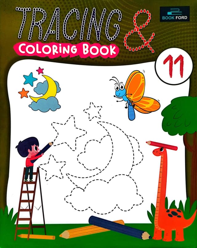 Tracing & Coloring Book 11 (পেপারব্যাক) | Tracing & Coloring Book 11 (Paperback)