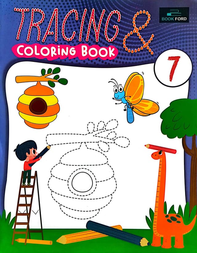 Tracing & Coloring Book 7 | Tracing & Coloring Book 7 (Paperback)