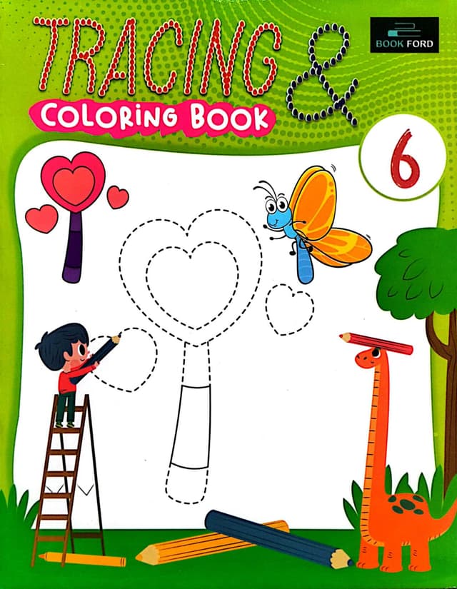 Tracing & Coloring Book 6 (পেপারব্যাক) | Tracing & Coloring Book 6 (Paperback)