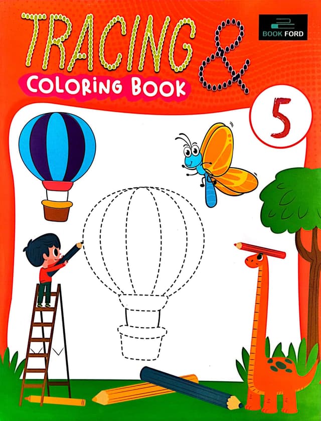 Tracing & Coloring Book 5 (পেপারব্যাক) | Tracing & Coloring Book 5 (Paperback)
