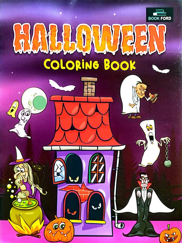 Halloween Coloring Book (পেপারব্যাক) | Halloween Coloring Book (Paperback)