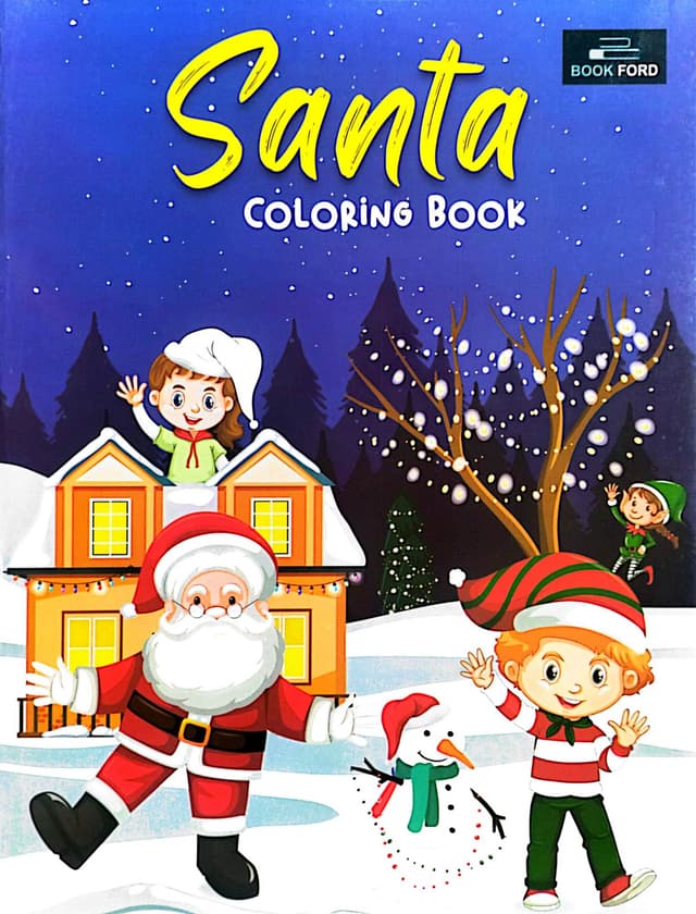 Santa Coloring Book (পেপারব্যাক) | Santa Coloring Book (Paperback)