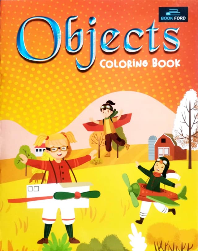 Objects Coloring Book (পেপারব্যাক) | Objects Coloring Book (Paperback)