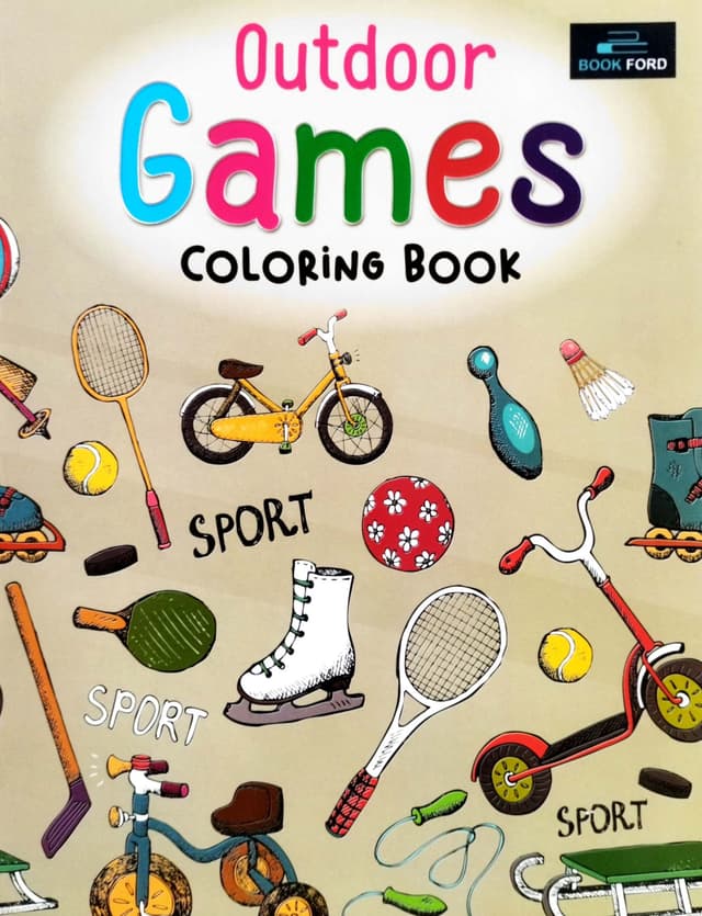 Outdoor Games Coloring Book (পেপারব্যাক) | Outdoor Games Coloring Book (Paperback)
