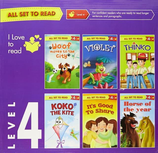 All set to Read Level 4 -6 books in a Box Set (পেপারব্যাক) | All set to Read Level 4 -6 books in a Box Set (Paperback)