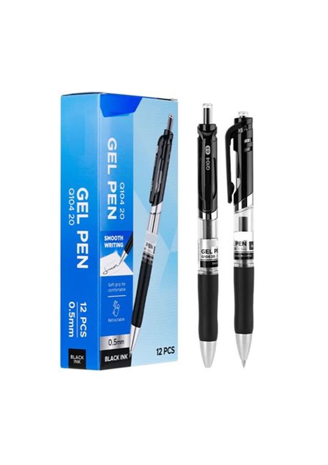 Deli Gel Pen 0.5mm (Q10420) - 1 Pc | 