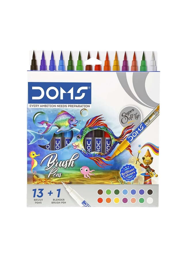 Doms Watercolor Brush Pen 14pcs Set (8137) | 