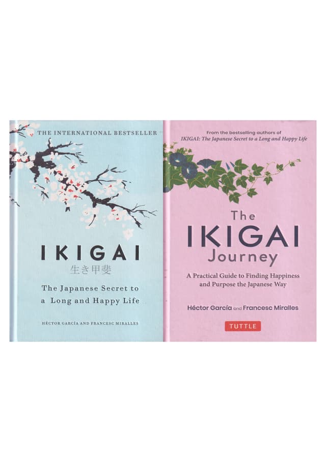 Ikigai & The Ikigai Journey (Two Books Together) (হার্ডকভার) | Ikigai & The Ikigai Journey (Two Books Together) (Hardcover)