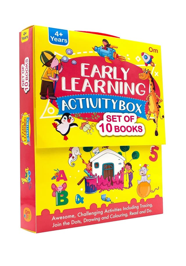 Activity book: Early Learning Activity box - Set of 10 books (পেপারব্যাক) | Activity book: Early Learning Activity box - Set of 10 books  (Paperback)