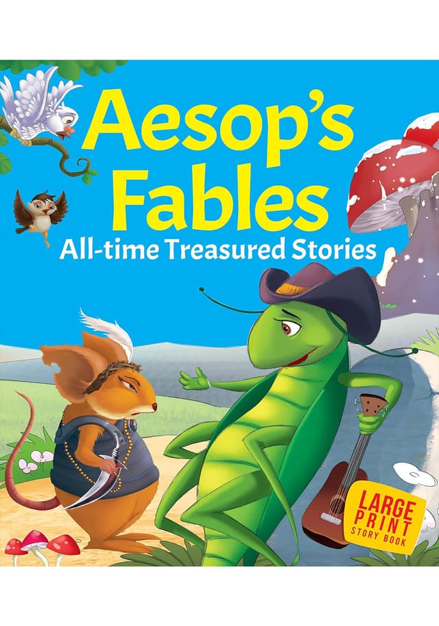 Aesops Fables All-time Treasured Stories (Large Print Story Book) (পেপারব্যাক) | Aesops Fables All-time Treasured Stories (Large Print Story Book) (Paperback)