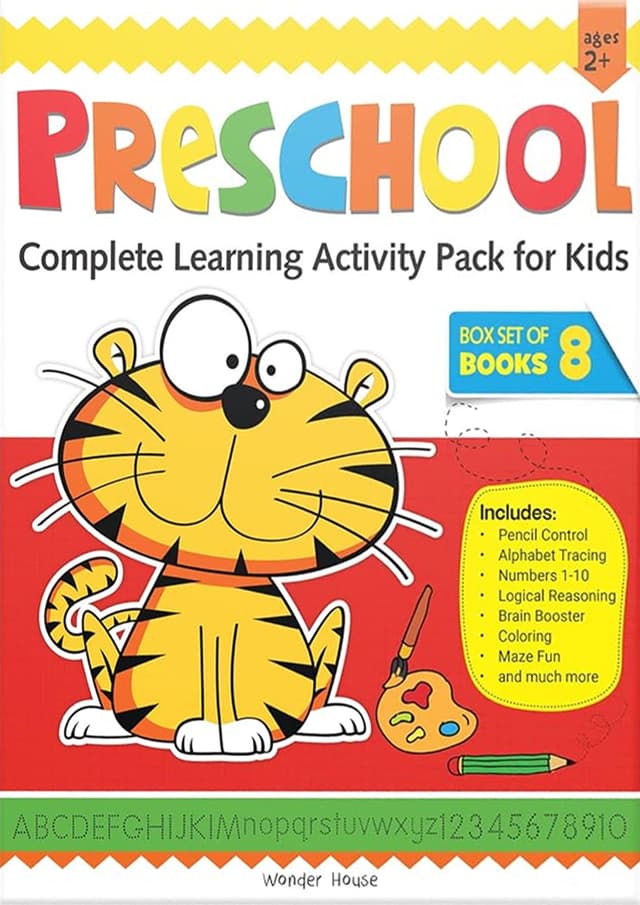 Preschool Complete Learning Activity Pack For Kids (Box Set of 8)	 (পেপারব্যাক) | Preschool Complete Learning Activity Pack For Kids (Box Set of 8)	 (Paperback)