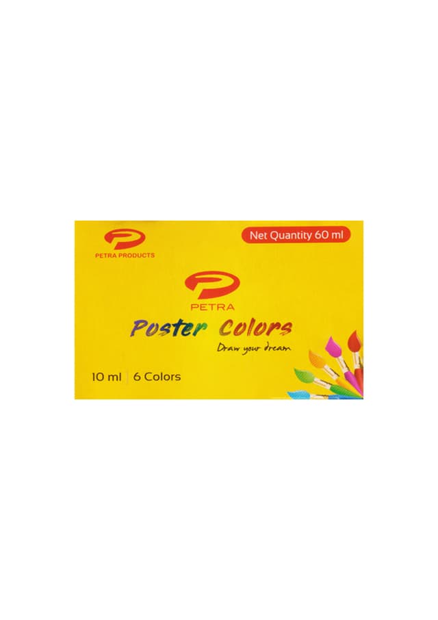Petra Poster Color 10ml 6 Color)- PPC10ML6 | 