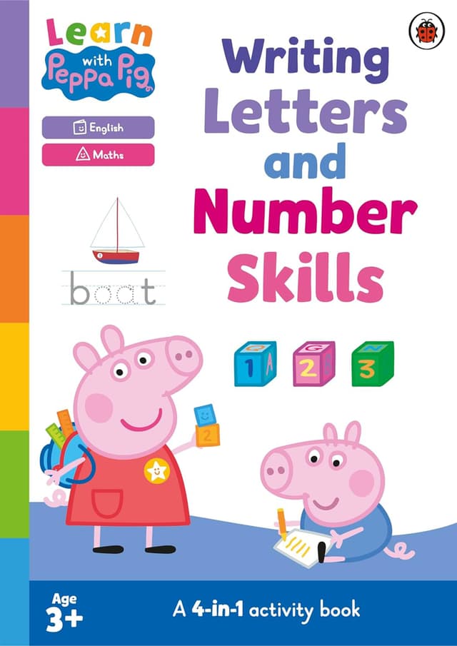 Learn with Peppa: Writing Letters and Number Skills (পেপারব্যাক) | Learn with Peppa: Writing Letters and Number Skills (Paperback)