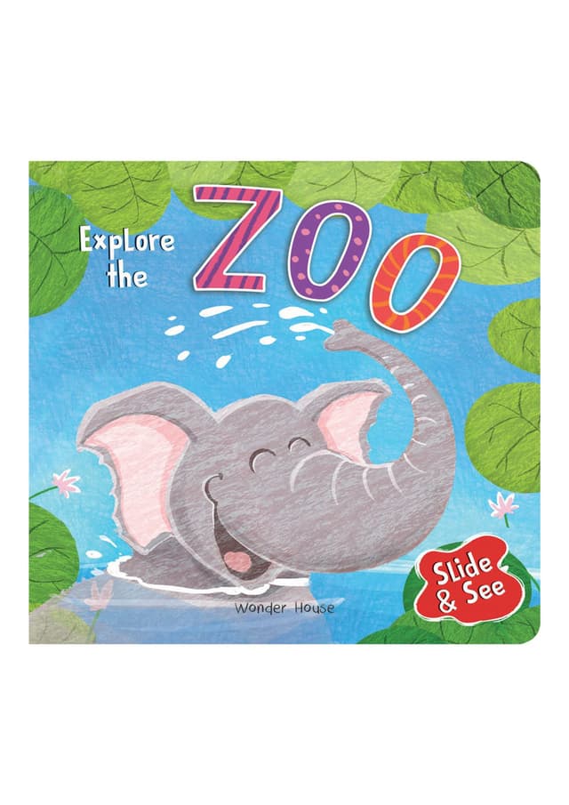 Slide And See: Explore The Zoo (পেপারব্যাক) | Slide And See: Explore The Zoo (Paperback)
