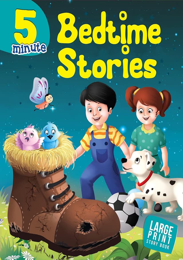 5 Minute: Bedtime Stories - Large Print (পেপারব্যাক) | 5 Minute: Bedtime Stories - Large Print (Paperback)