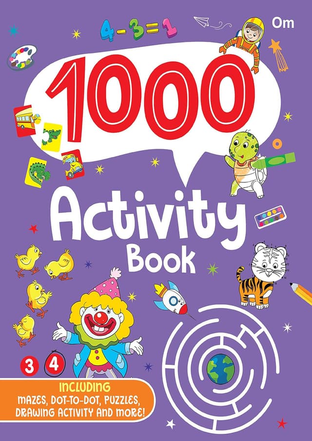 1000 Activity Book (পেপারব্যাক) | 1000 Activity Book (Paperback)