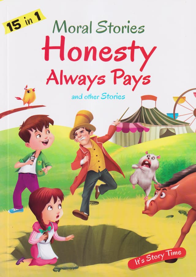 15 In 1 Moral Stories: Honesty Always Pays (পেপারব্যাক) | 15 In 1 Moral Stories: Honesty Always Pays (Paperback)