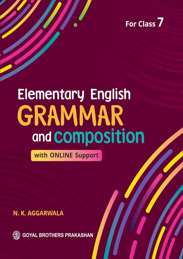 Elementary English Grammar & Composition for Class 7 (পেপারব্যাক) | Elementary English Grammar & Composition for Class 7 (Paperback)