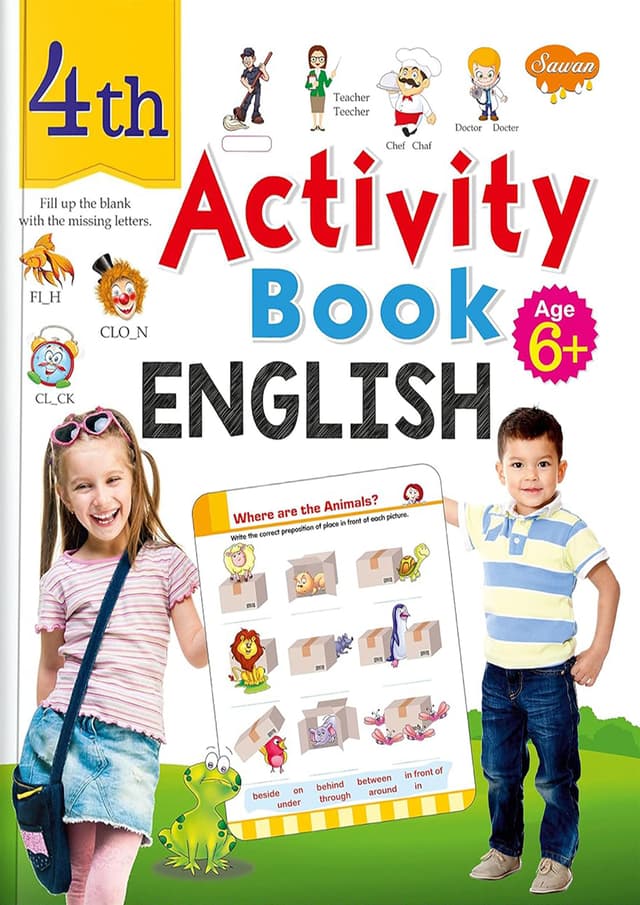 4TH ACTIVITY BOOK - English (পেপারব্যাক) | 4TH ACTIVITY BOOK - English (Paperback)