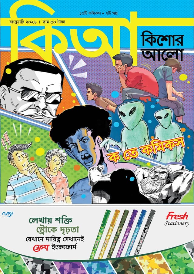 কিশোর আলো – জানুয়ারি  ২০২৬ (পেপারব্যাক) | Kishor Alo – January 2026 (Paperback)