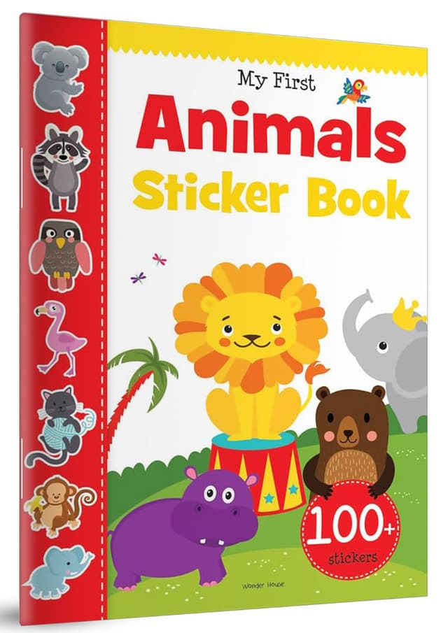 My First Animals Sticker Book (পেপারব্যাক) | My First Animals Sticker Book (undefined)