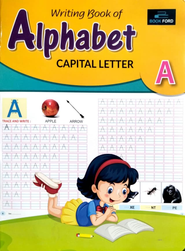 Writing Book Of Alphabet Capital Letter A (পেপারব্যাক) | Writing Book Of Alphabet Capital Letter A (Paperback)