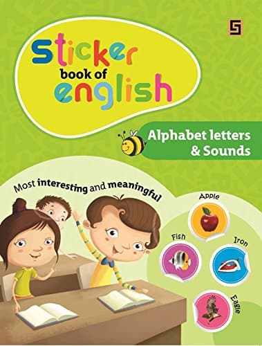 Sticker Book of english Alphabet Letters & Sounds (পেপারব্যাক) | Sticker Book of english Alphabet Letters & Sounds (Paperback)