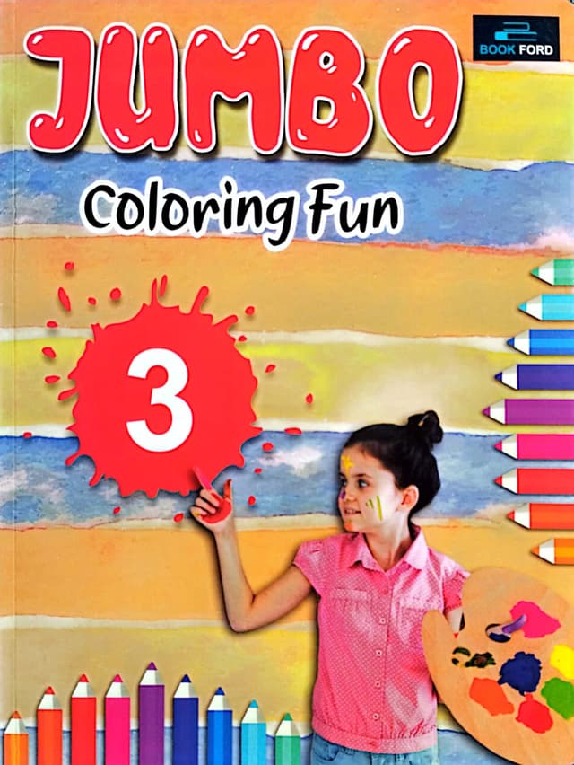 Jumbo Colouring Fun 3 (পেপারব্যাক) | Jumbo Colouring Fun 3 (Paperback)