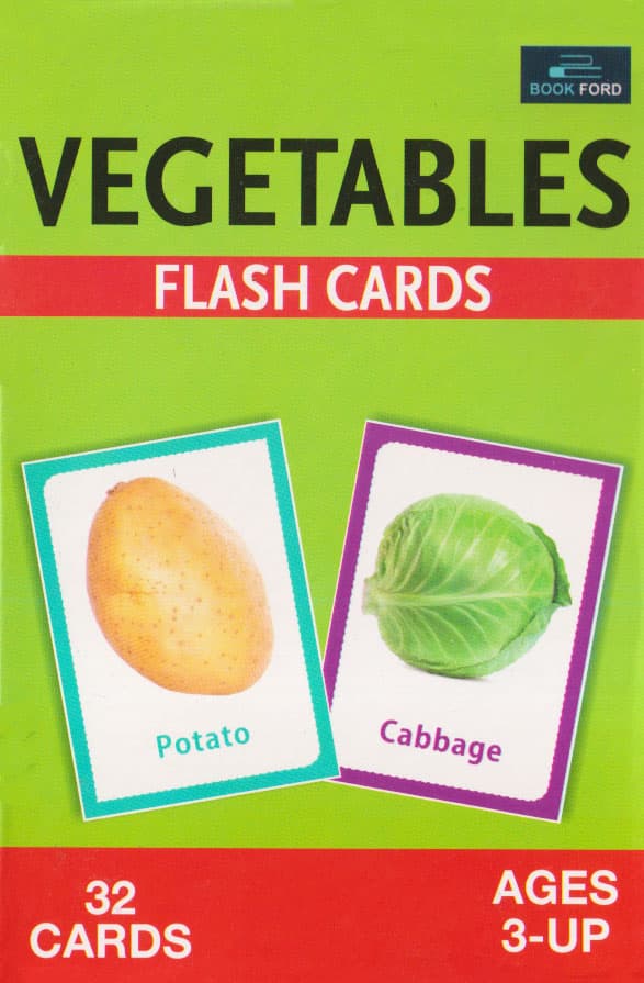 Vegetables Flash Card (হার্ডকভার) | Vegetables Flash Card (Hardcover)