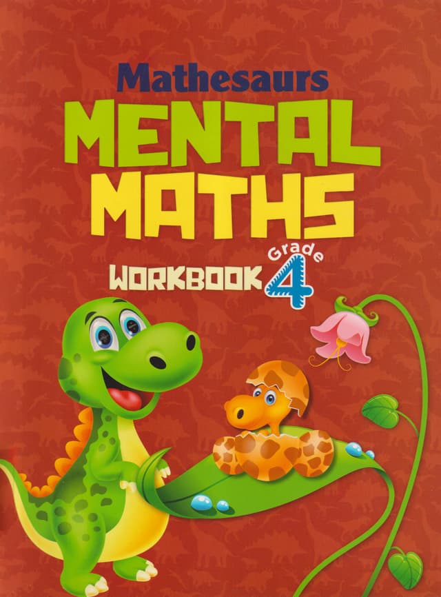 Mathesaurs Mental Maths Workbook Grade 4 (পেপারব্যাক) | Mathesaurs Mental Maths Workbook Grade 4 (Paperback)