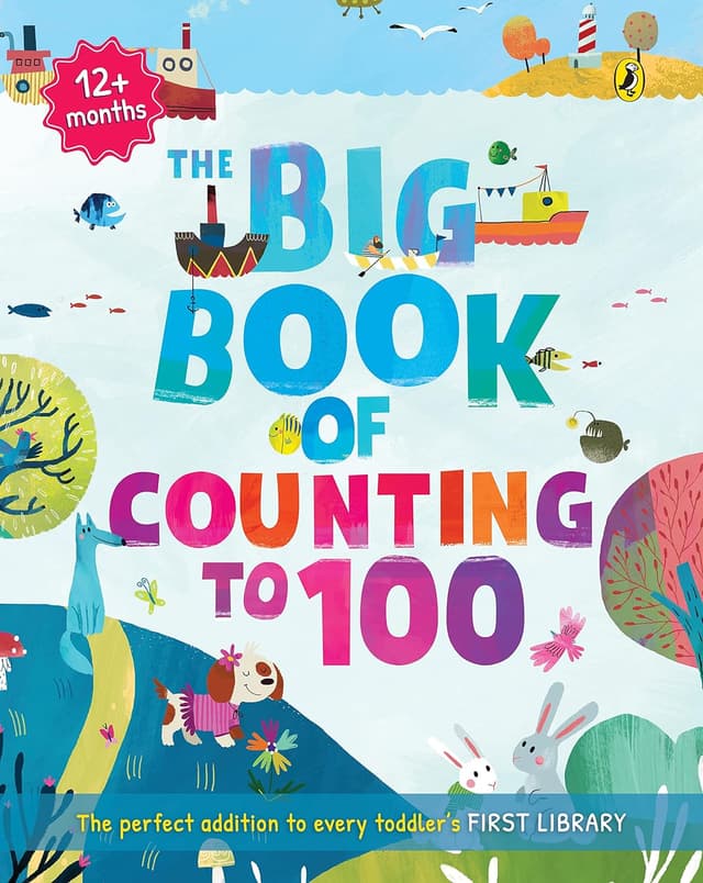 The Big Book of Counting To 100 (হার্ডকভার) | The Big Book of Counting To 100 (Hardcover)
