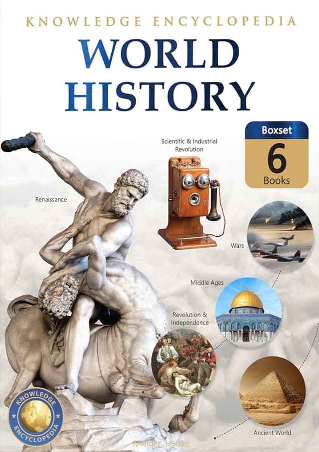 Knowledge Encyclopedia World History Box Set 6 Books (পেপারব্যাক) | Knowledge Encyclopedia World History Box Set 6 Books (Paperback)