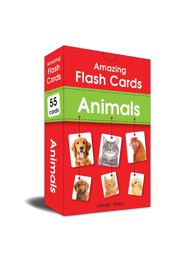 Amazing Flash Cards Animals (হার্ডকভার) | Amazing Flash Cards Animals (Hardcover)