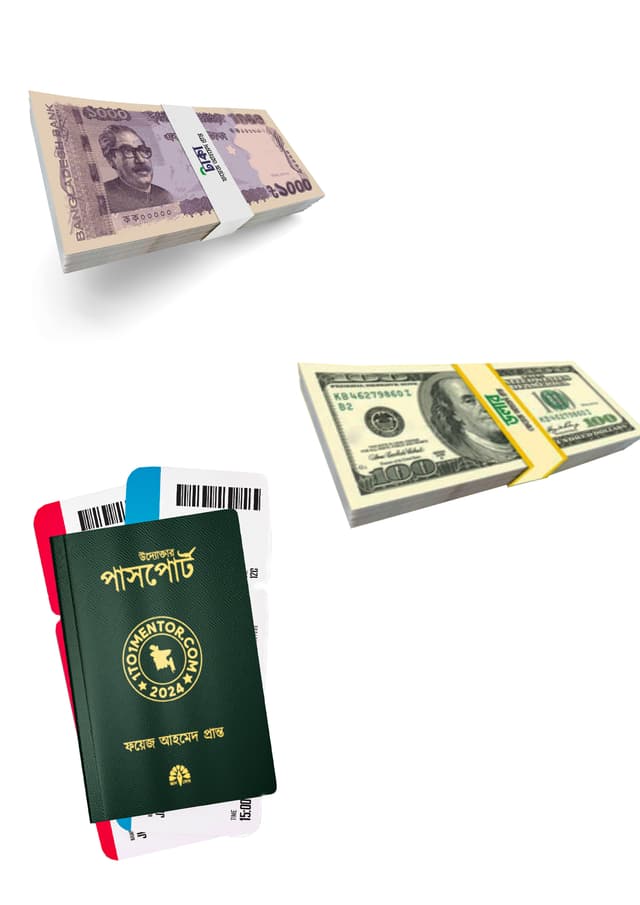 টাকা, ডলার ও উদ্যোক্তার পাসপোর্ট (তিনটি বই একত্রে) (পেপারব্যাক) | Taka, Dollar O Uddoktar Passport (Three Books Together) (Paperback)