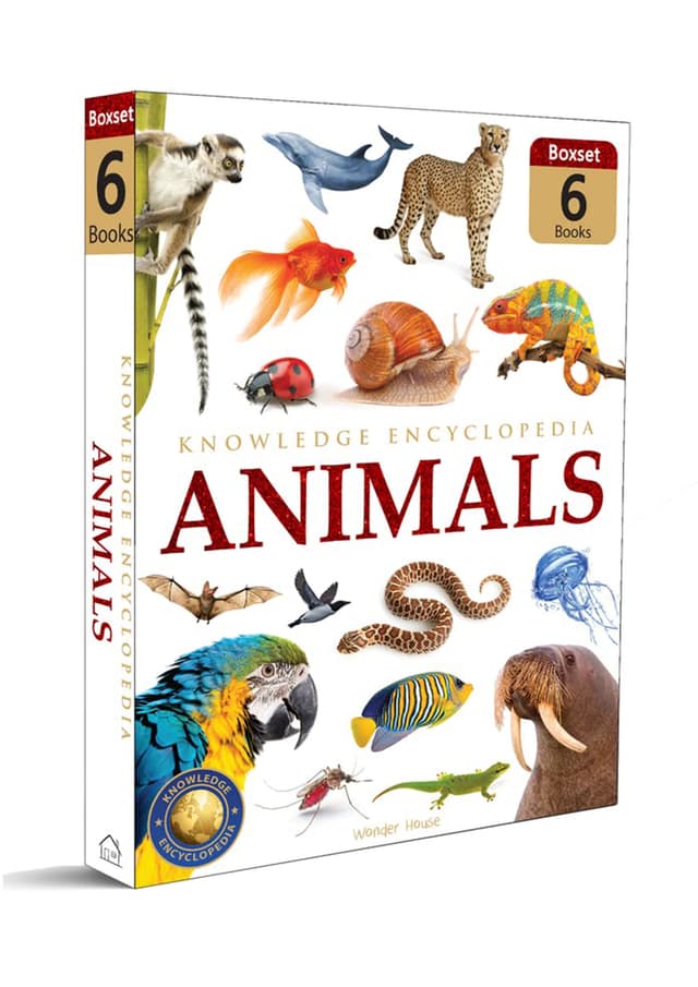 Knowledge Encyclopedia Animals Boxset 6 Books (হার্ডকভার) | Knowledge Encyclopedia Animals Boxset 6 Books (Hardcover)