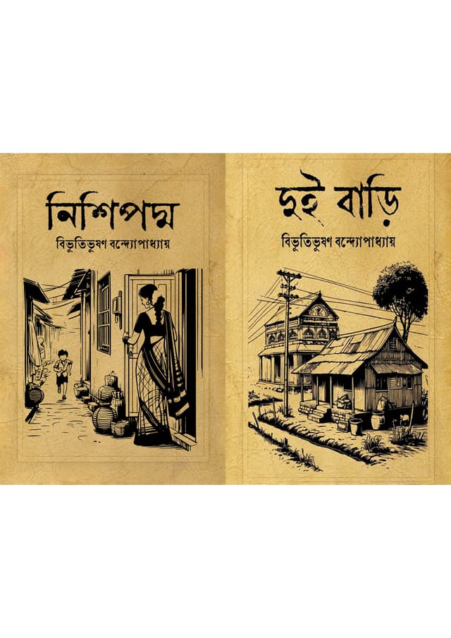 নিশিপদ্ম ও দুই বাড়ি (দুইটি বই একত্রে) (হার্ডকভার) | Nishipodma And Dui Bari (Two Books Together) (Hardcover)